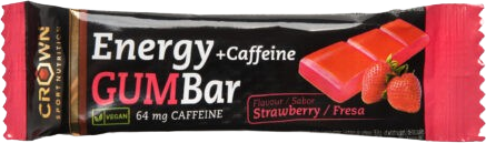 Crown Sport Nutrition Energy Gum Bar 30 gr Erdbeere