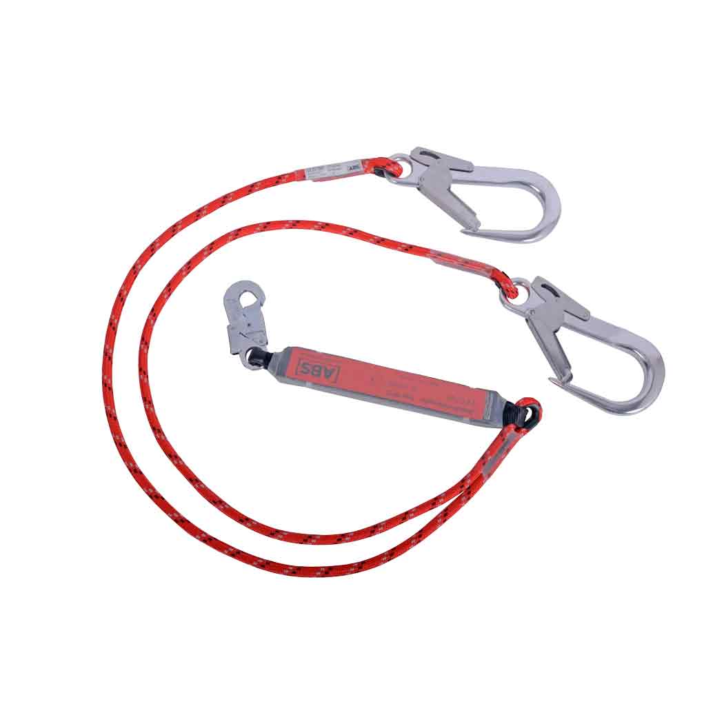 ABS Safety ABS PSA-Ausrüstung Lanyard Y-Verbindungsmitte Seillänge 2,0m