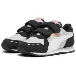 PUMA Cabana Racer Sl 20 Baby-Sneaker mit Klettverschluss 11 - ash gray/puma white/puma black 20