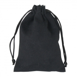 Bartl Samtsäckchen schwarz - mittel - ca. 140 x 100 mm - lang - schwarz 244831