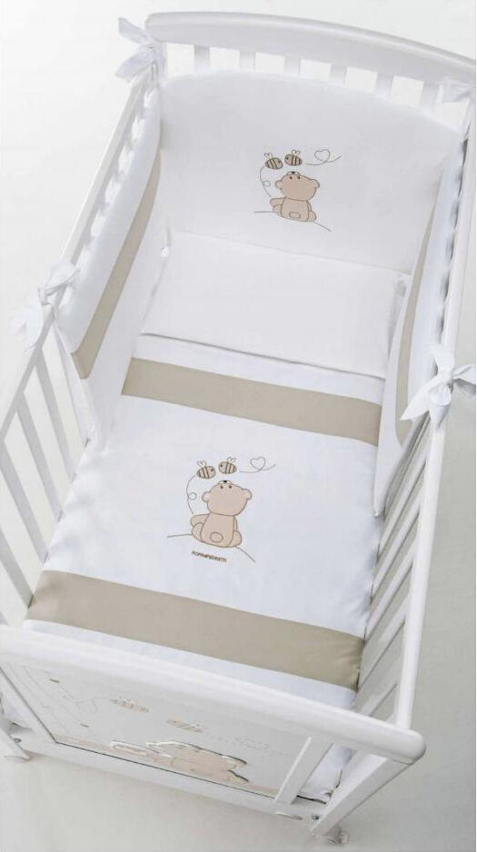Foppapedretti 9900279181 Piumone Lettino Set 3 Pezzi Golosone Colore Beige - 9900279181