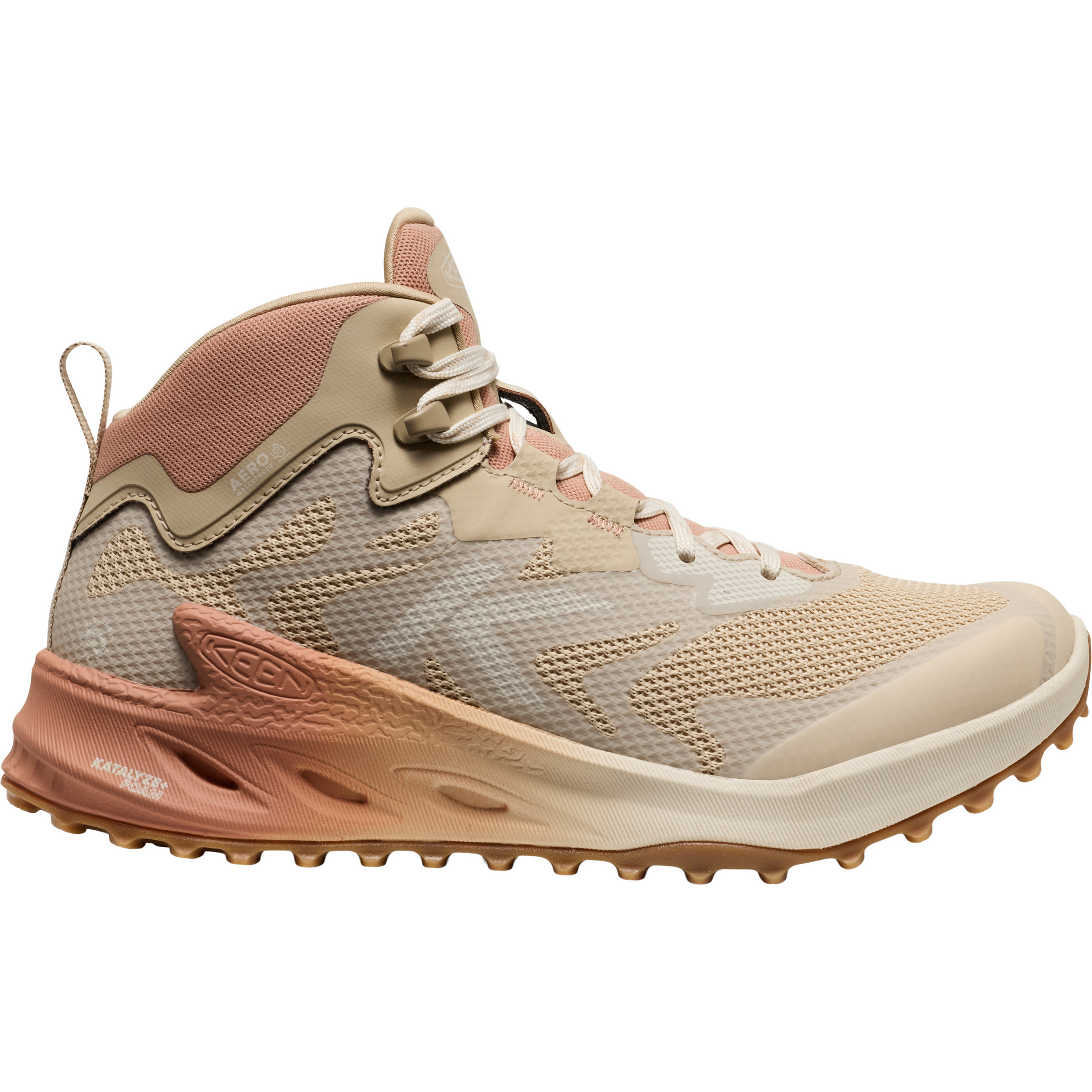 Keen Zionic Nxt Mid WP Damen Wanderschuhe beige Größe 39.5 Trekking Wasserdicht