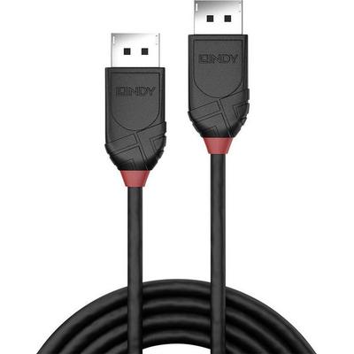 LINDY DisplayPort Anschlusskabel DisplayPort Stecker, DisplayPort Stecker 0.50 m Schwarz 36490 DisplayPort-Kabel