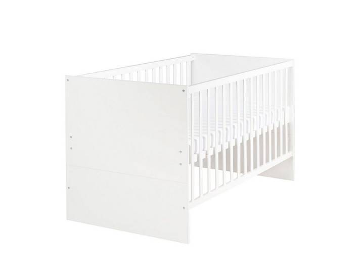 roba® Babybett Anton, Gitterbett Umbaubar & Mitwachsend - Höhenverstellbar