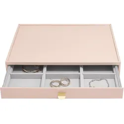 Stackers Schmuckkästchen supersize 9-Fächer rosa mit Schublade