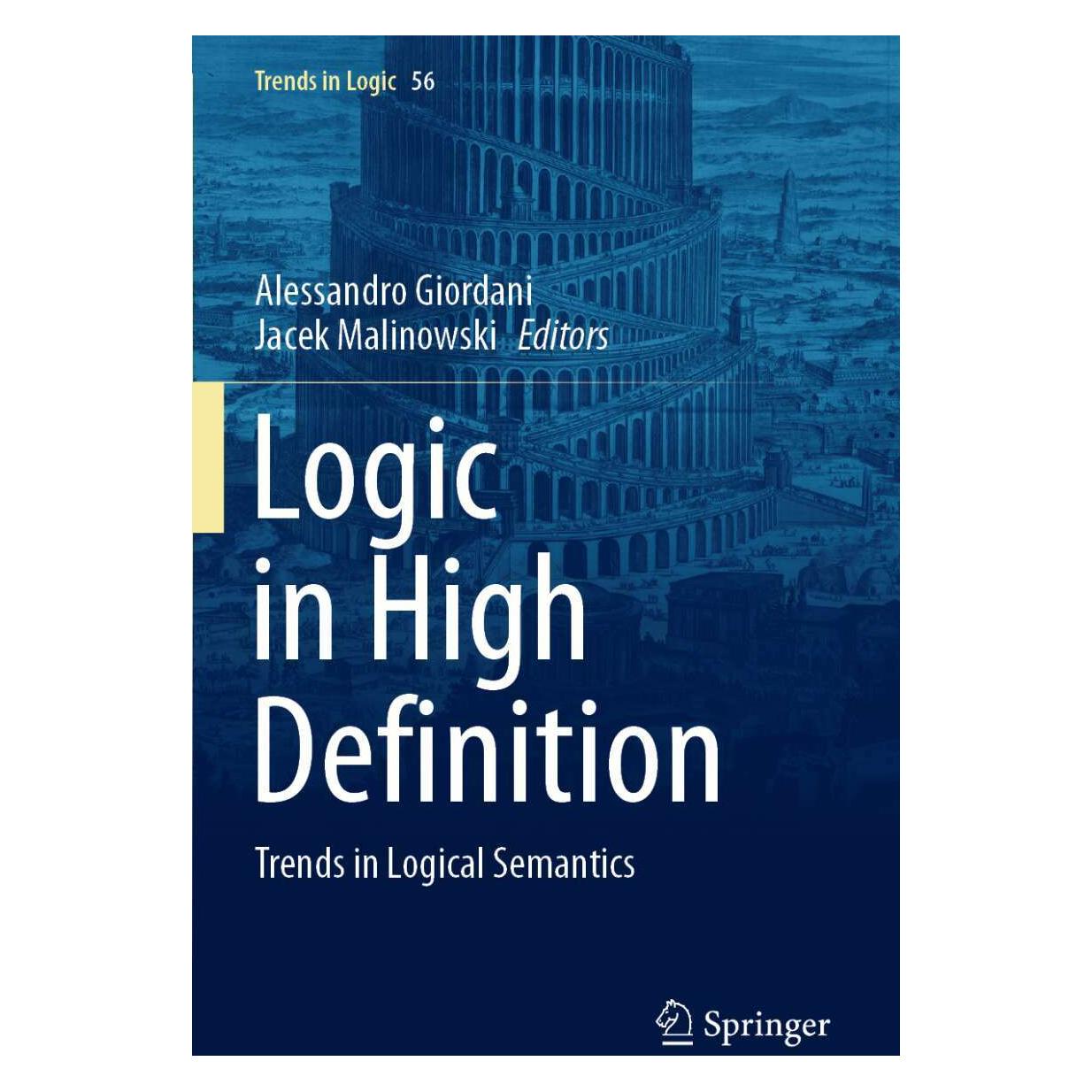 Springer Logic in High Definition (Englisch, Softcover, Alessandro Giordani, Jacek Malinowski) (39009225)