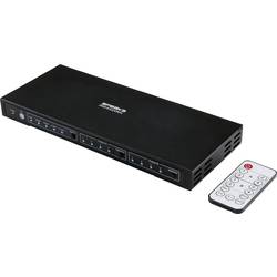 SpeaKa Professional 4x2 Port HDMI-Switch mit Audio-Ports 3840 x 2160 Megapixel Schwarz SP-8753144
