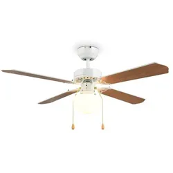 Reality Leuchten Deckenventilator Hammerfest Alu, Eisen, Stahl & Metall