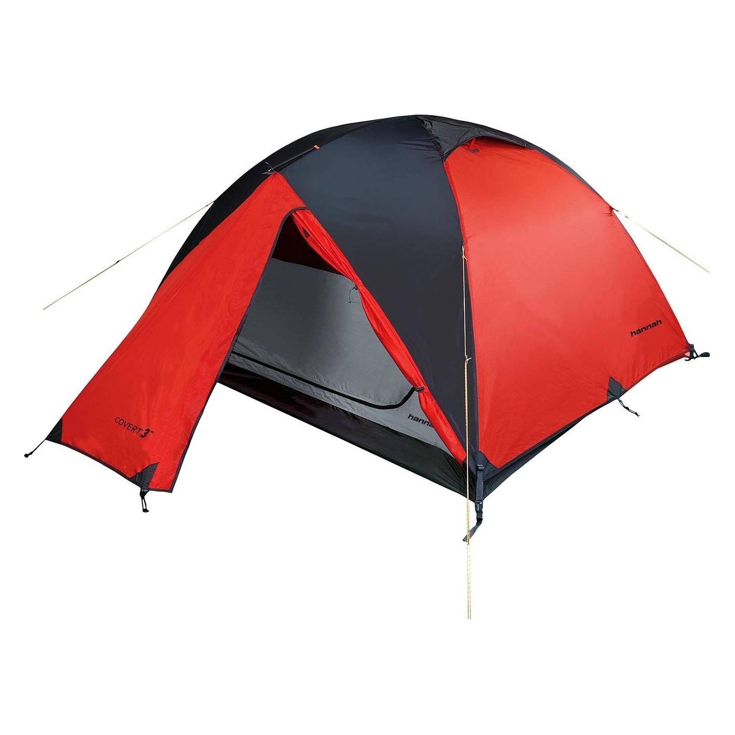 Hannah Outdoor Covert 3 WS 3-Person Dome Tent, Mandarin Orange/Dark Shade (Kuppelzelt, 3.50 kg, 3 Personen) (616833)