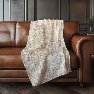 Addison Rugs Premium Machine Washable Modern Mosaic Sherpa Throw Blanket