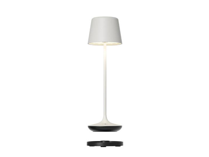 LED-Tischleuchte Bari Leonardo weiß, 25 cm