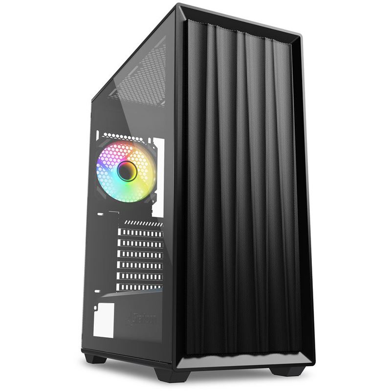 Sharkoon VK3 RGB Midi Tower ohne Netzteil schwarz