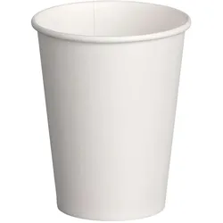VEPATIM 1000x Heiß- und Kaltgetränkebecher weiß Pappe beschichtet  8oz. 200 ml