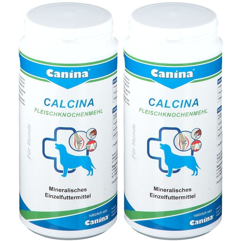 Calcina Fleischknochenmehl vet. 2x 2x250 g Pulver