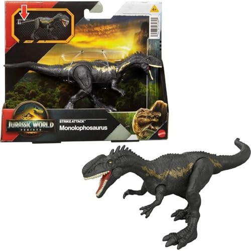 Jurassic World Rebirth Strike Attack Monolophosaurus Actiefiguur