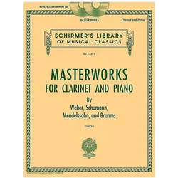 Masterworks for Clarinet and Piano: Schirmer Library of Classics Volume 1747-B, Fachbücher