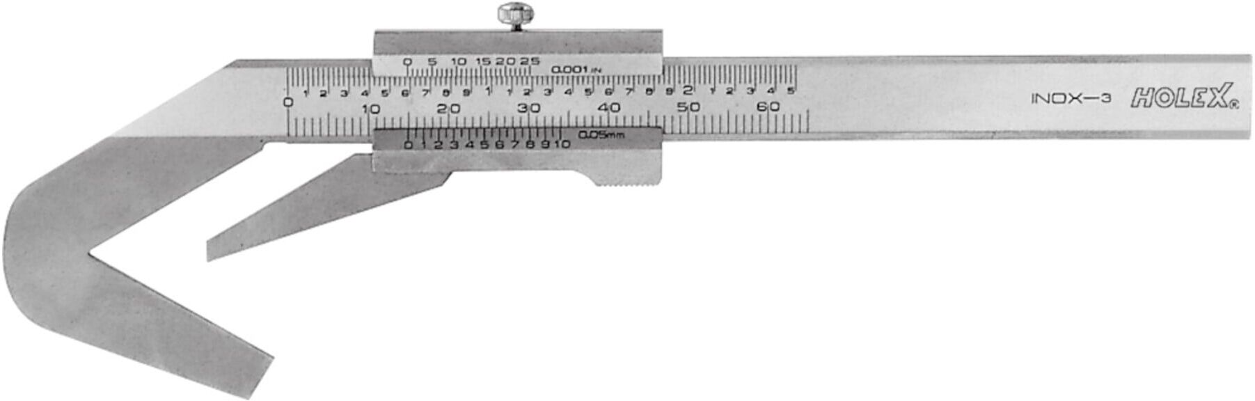 HOLEX Messschieber 3-Punkt Prismenwinkel 60° Messbereich 4-40 mm (417860 4-40)