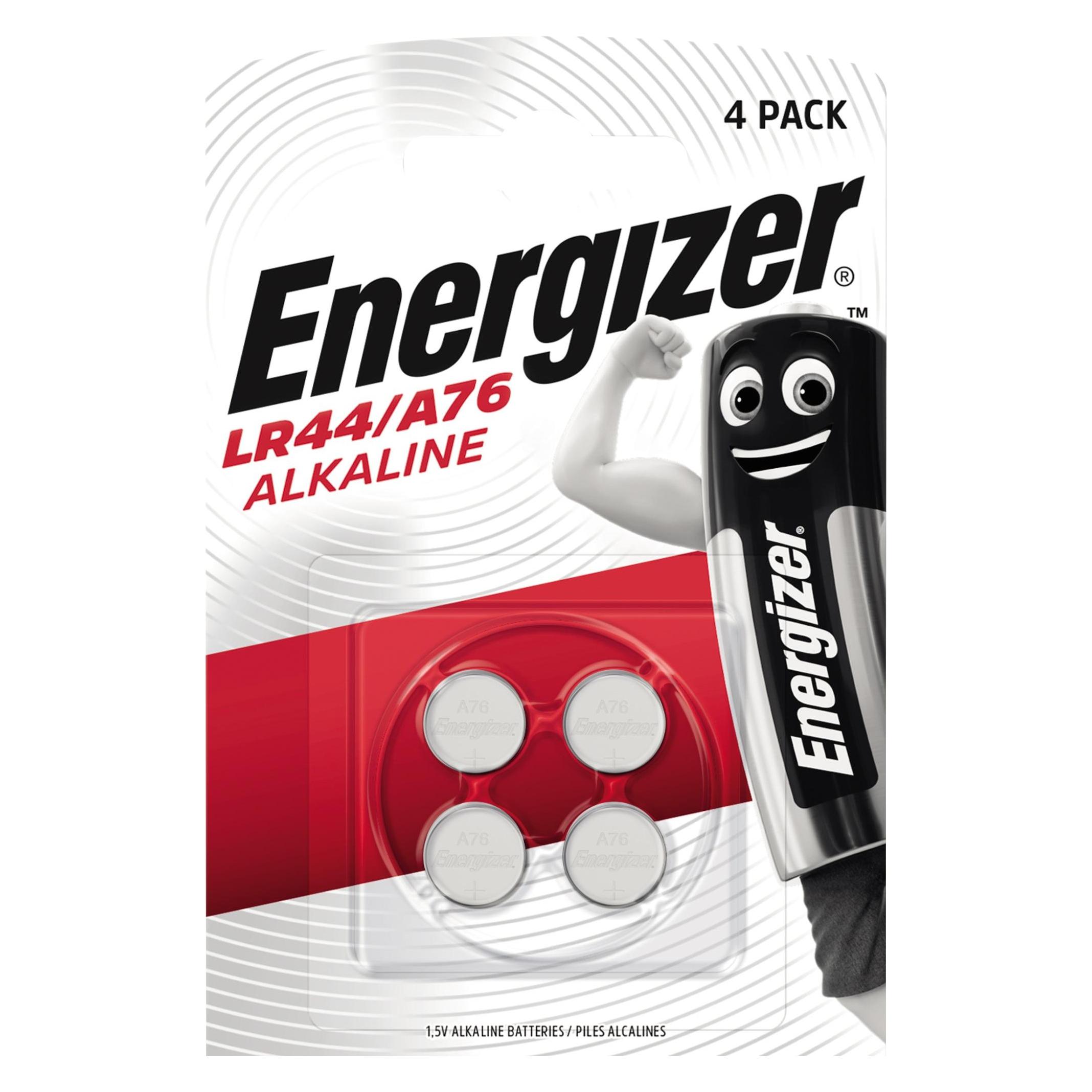 Energizer LR44/A76 (4 Stk., LR44, 150 mAh) (E300141400)