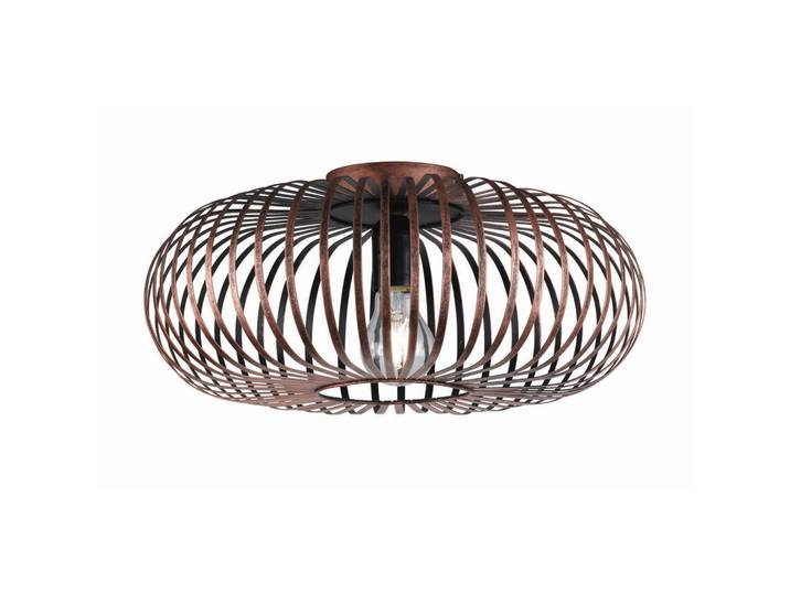 Trio Leuchten Deckenleuchte Johann, Kupferfarben, Metall, 40x17x40 cm, Lampen & Leuchten, Innenbeleuchtung, Deckenleuchten, Deckenleuchten