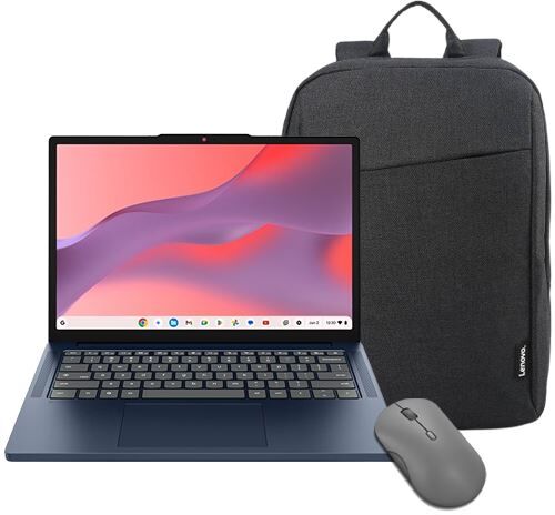 Lenovo Computador Portátil  Chrome 14M8911-030   14''   MediaTek Kompanio 540   8GB   128GB UFS + Mochila + Rato
