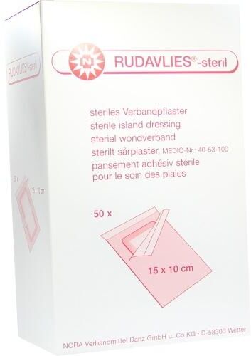 Rudavlies 15cmx10cm Verbandpflaster steril