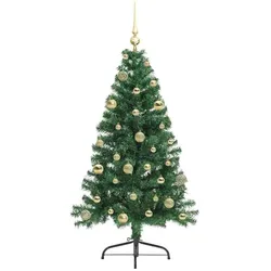 vidaXL, Weihnachtsbaum, Robin (mit 61 goldenen Kugeln) (150 cm)