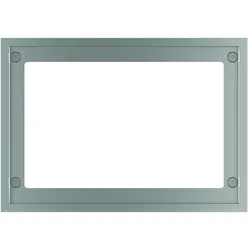 TECE WC-Abdeckrahmen für WC-Einbaurahmen, 9240643, Farbe: gebürstet