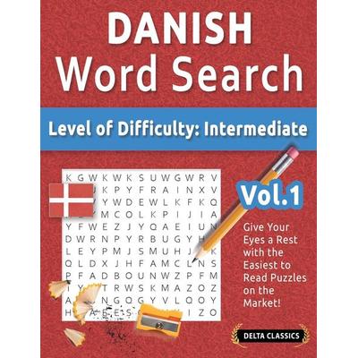 DANISH WORD SEARCH - LEVEL OF DIFFICULTY, Taschenbuch von Best Activity Books, Linguas Classics