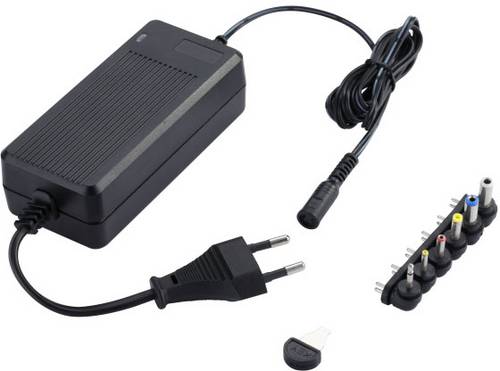 HN Power HNP36-UNIL6 Tischnetzteil, einstellbar 5 V/DC, 6 V/DC, 7.5 V/DC, 9 V/DC, 12.5 V/DC, 13.5 V/DC, 15 V/DC 3000mA 36W