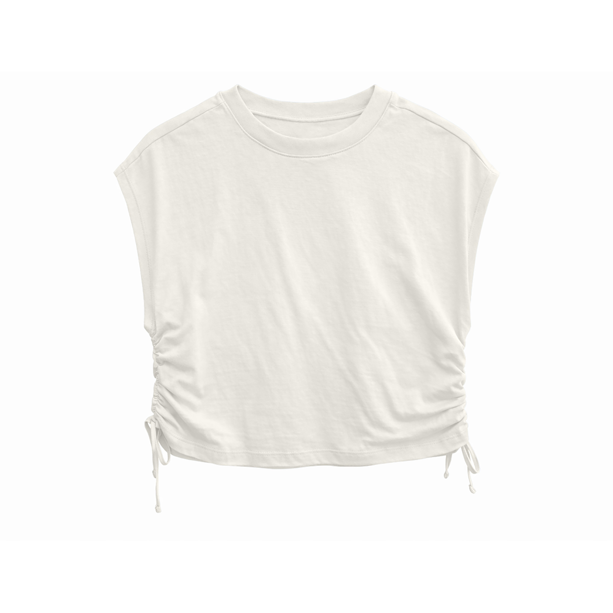 Mazine Tie Detail Damen T-Shirts weiss Größe XS Lifestyle Hautfreundlich