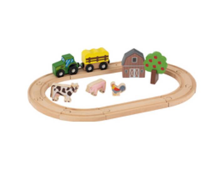 LUPILU® Kit de train ou ferme ou pompier ou chantier