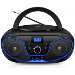Aiwa Tragbares Radio DW3012 (MW, Bluetooth), Radio, Schwarz, Blau