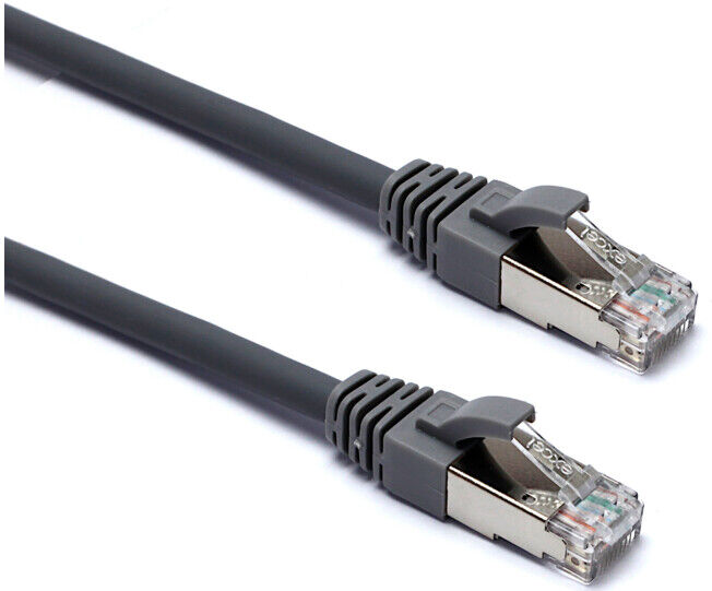 Excel Netw Câble de raccordement S/FTP 2 m Cat.6A AWG26 gris (106-004)