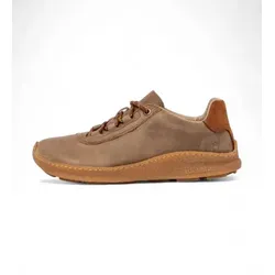 El Naturalista Unisex. 2543411LY005_020 Arizona Stone beige Schuhe (36), Leder, Wohnung, Schnürsenkel, Lässig