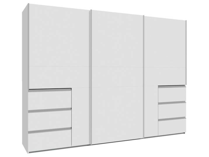 Z2 Schwebetürenschrank 3-türig WINN2, Weiß, Holznachbildung