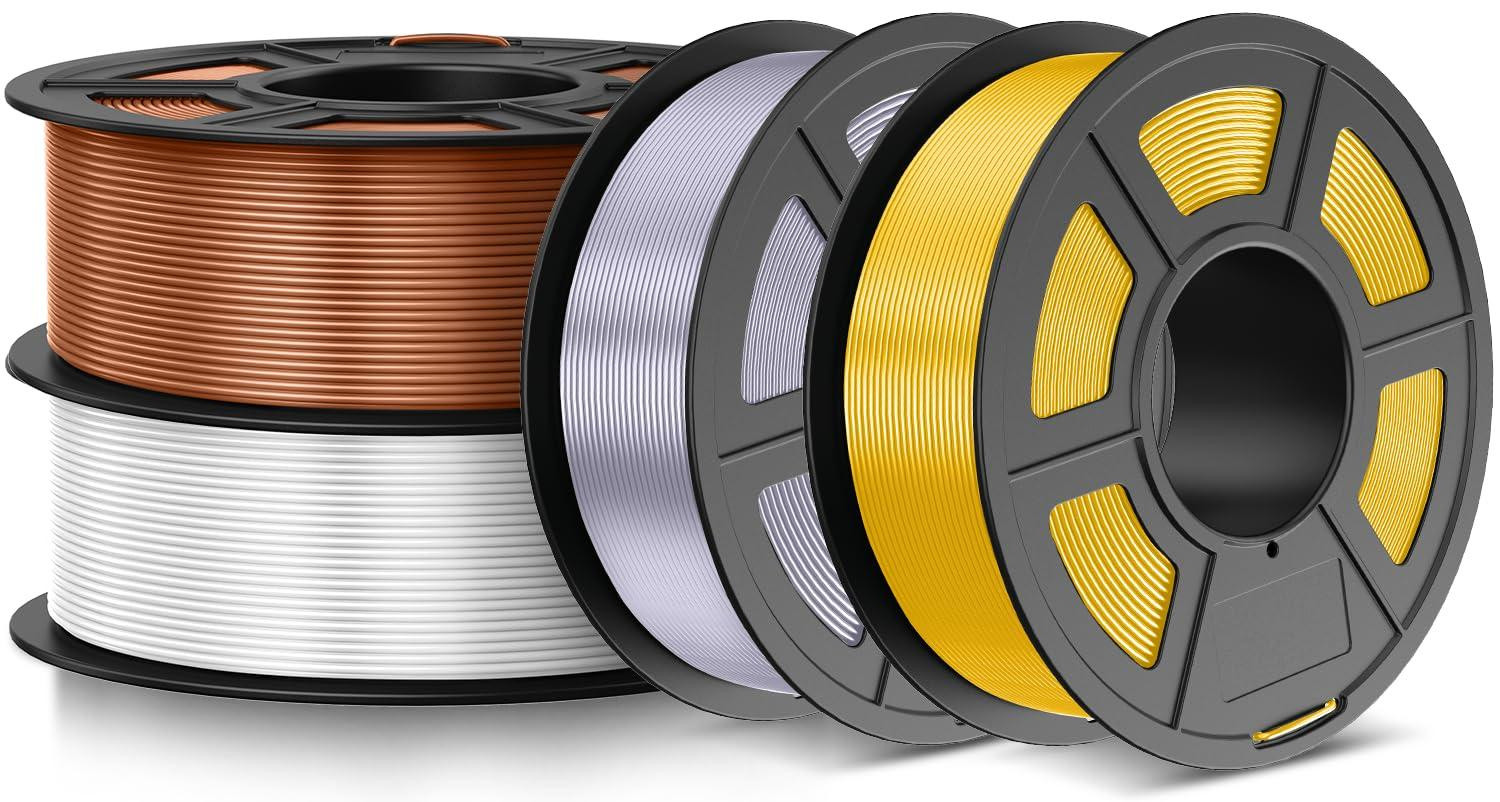Selius PLA Silk Filament 1.75mm Multicolor 4.4KG Glanzend 3D Filament