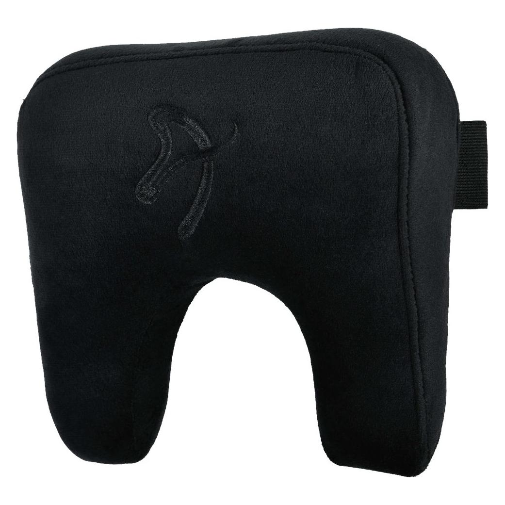 Arozzi Neck Pillow Velvet Black/ ergonomický polštář pod hlavu a krk/ sametově černý (AZ-NECKPILLOW-VELVET-BK)