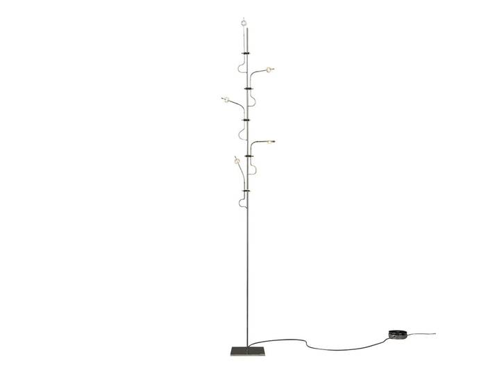 CATELLANI & SMITH lampadaire WA WA F (Nickel - Métal et verre)