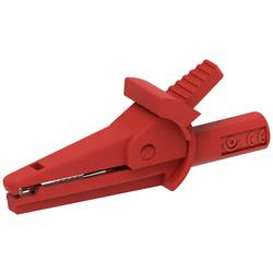 Electro PJP 5002/LM-IEC-CD1-R Krokodilklemme Rot Klemmbereich max.: 9 mm Länge: 51 mm 1 St. Piece
