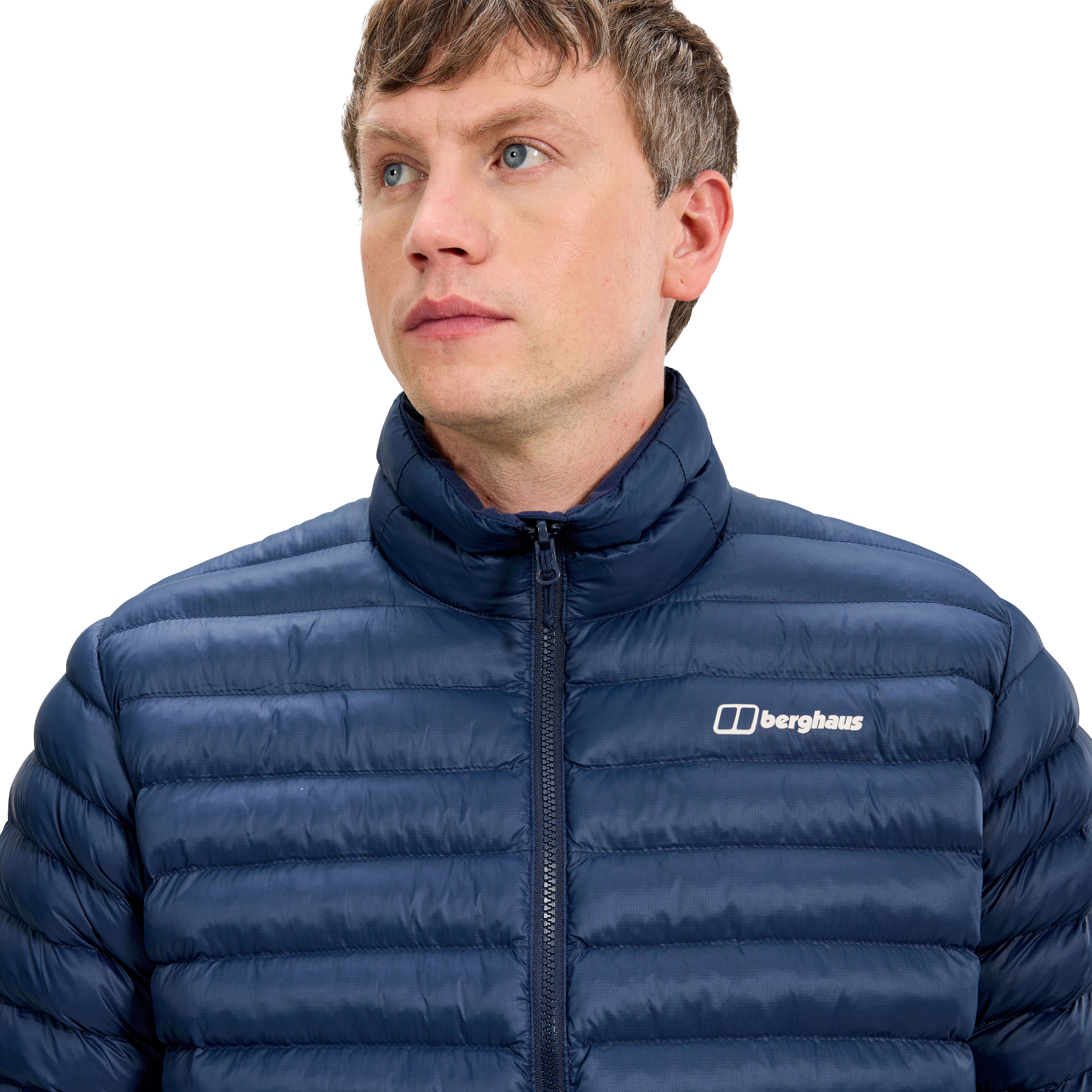 Outdoorjacke BERGHAUS "SYNTHETIC IA JACKET", Herren, Gr. M, blau (dusk), Obermaterial: 100% Polyamid. Futter: 100% Polyamid. Wattierung: 100% Polyester, Jacken Outdoorjacke, für Wandern und Trekking, aus Polyamid, mit Polyamid-Futter dusk M
