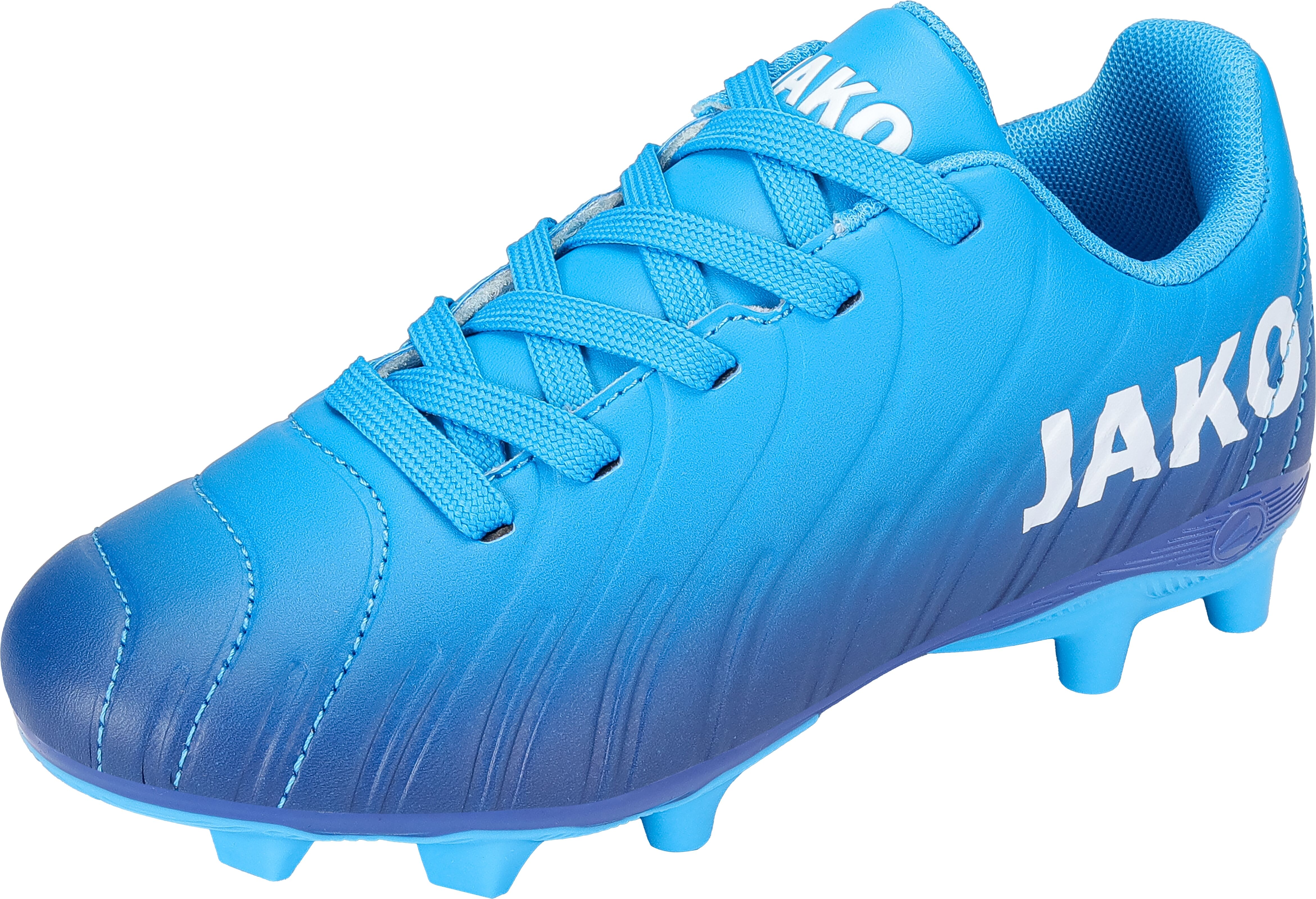 Fussballschuh JAKO "J-SFGSWEEPER", Mädchen, Gr. 40, atmungsaktiv, blau (ethereal blau, sky), Synthetik, Schuhe Fussballschuh, mit Nocken für Rasenplätze ethereal blau, sky 40, atmungsaktiv