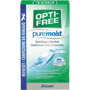 Opti-Free Kontaktlinsenflüssigkeit PureMoist, für weiche Kontaktlinsen, inkl. Behälter, 90ml