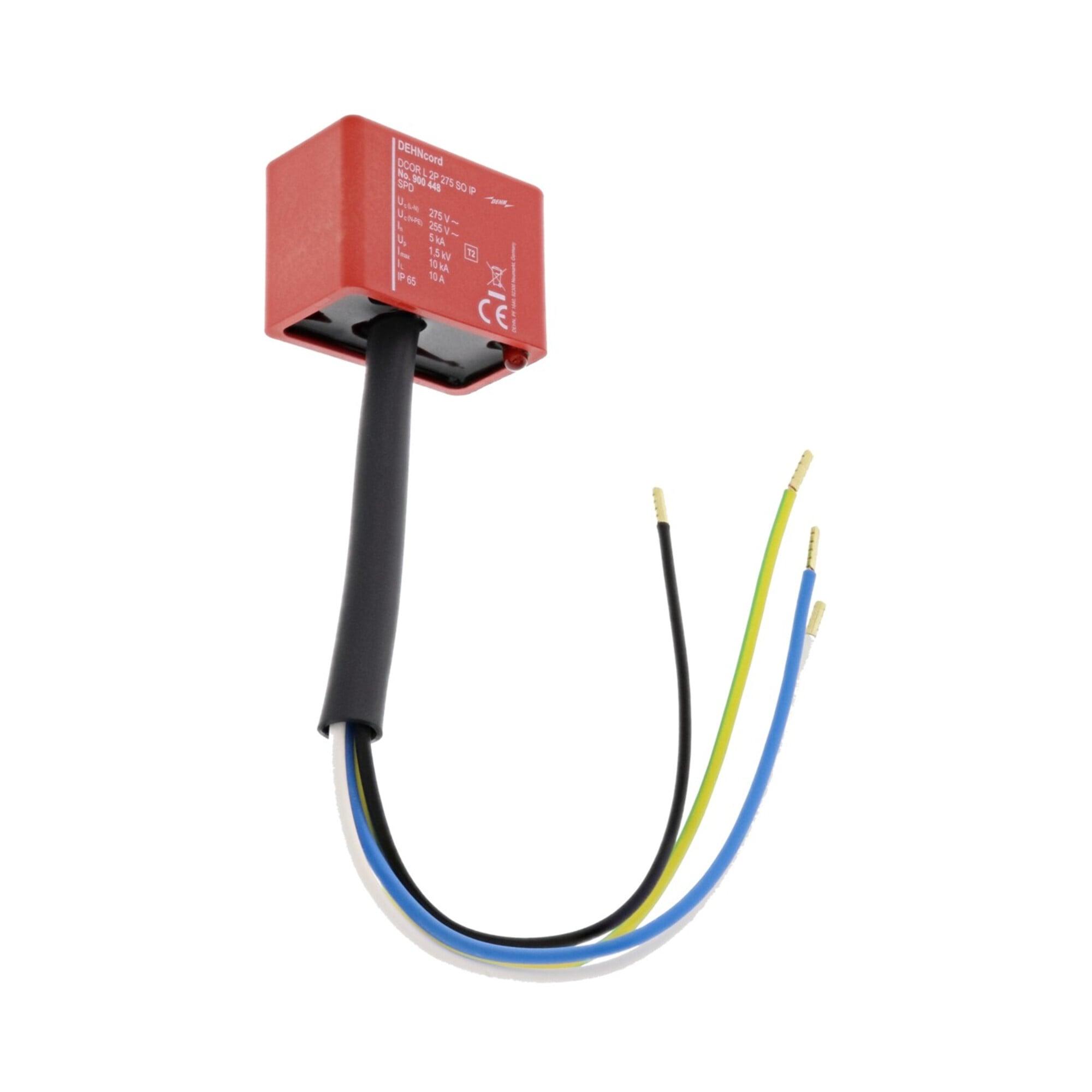 DEHN Überspannungsableiter Typ 2 DEHNcord, 2-p. DCOR L 2P 275 SO IP ; Dehn & Söhne (900448)