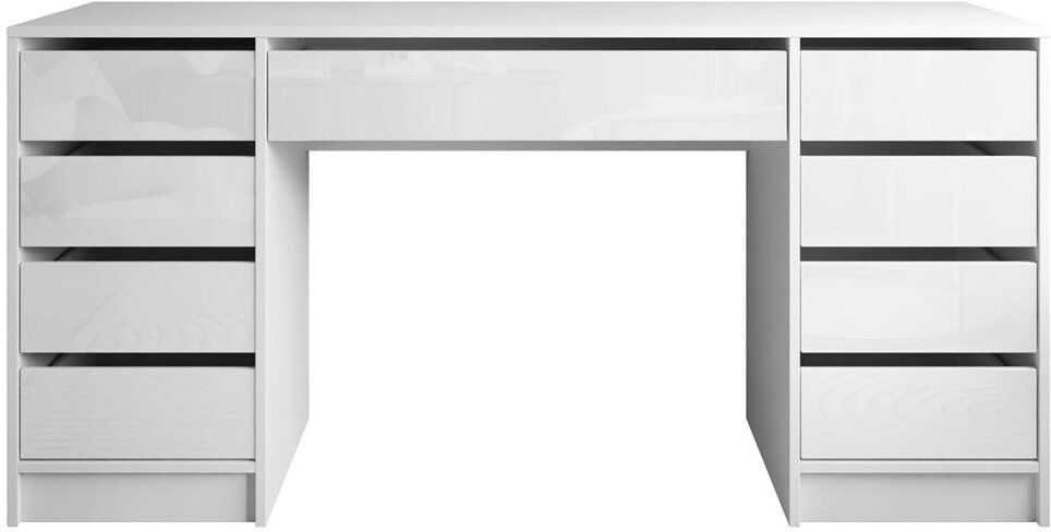 Metro Standing Desk White 75cm H X 152cm W X 55cm D