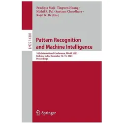 Pattern Recognition and Machine Intelli, Fachbücher von Pradipta Maji, Tingwen Huang, Santanu Chaudhury, Rajat K. De, Nikhil R. Pal