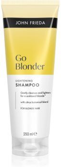 John Frieda Go Blonder Lightening Shampoo champô iluminador para cabelo loiro e grisalho 250 ml. Go Blonder Lightening Shampoo