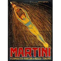 POSTER Martini & Rossi A3 Rahmenlos