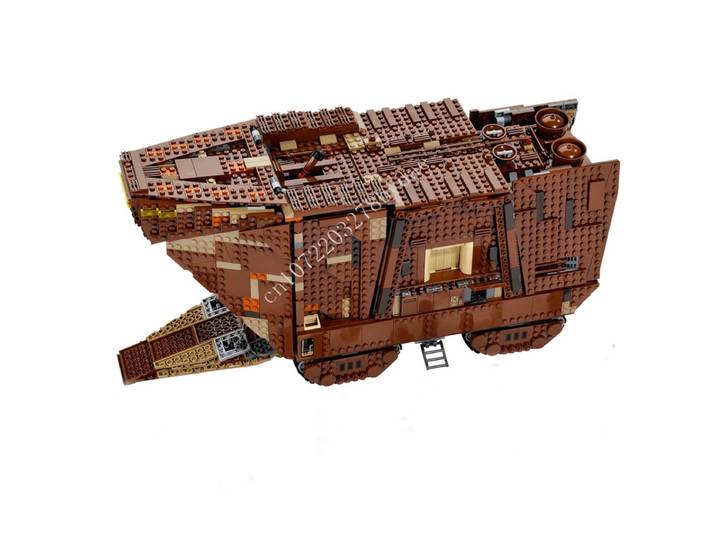 3296 pièces Sandcrawler guerre spatiale militaire MOC navire spatial bataille modèle blocs de construction Architecture bricolage éducation modèle jouets cadeau