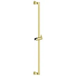 Gessi Inciso Brausestange, Brausehalter ist seitlich nicht verdrehbar, nur Höhenverstellung, 58144246, Farbe: Gold PVD