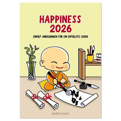 Happiness 2026 (Wandkalender 2026 DIN A3 hoch), CALVENDO Monatskalender